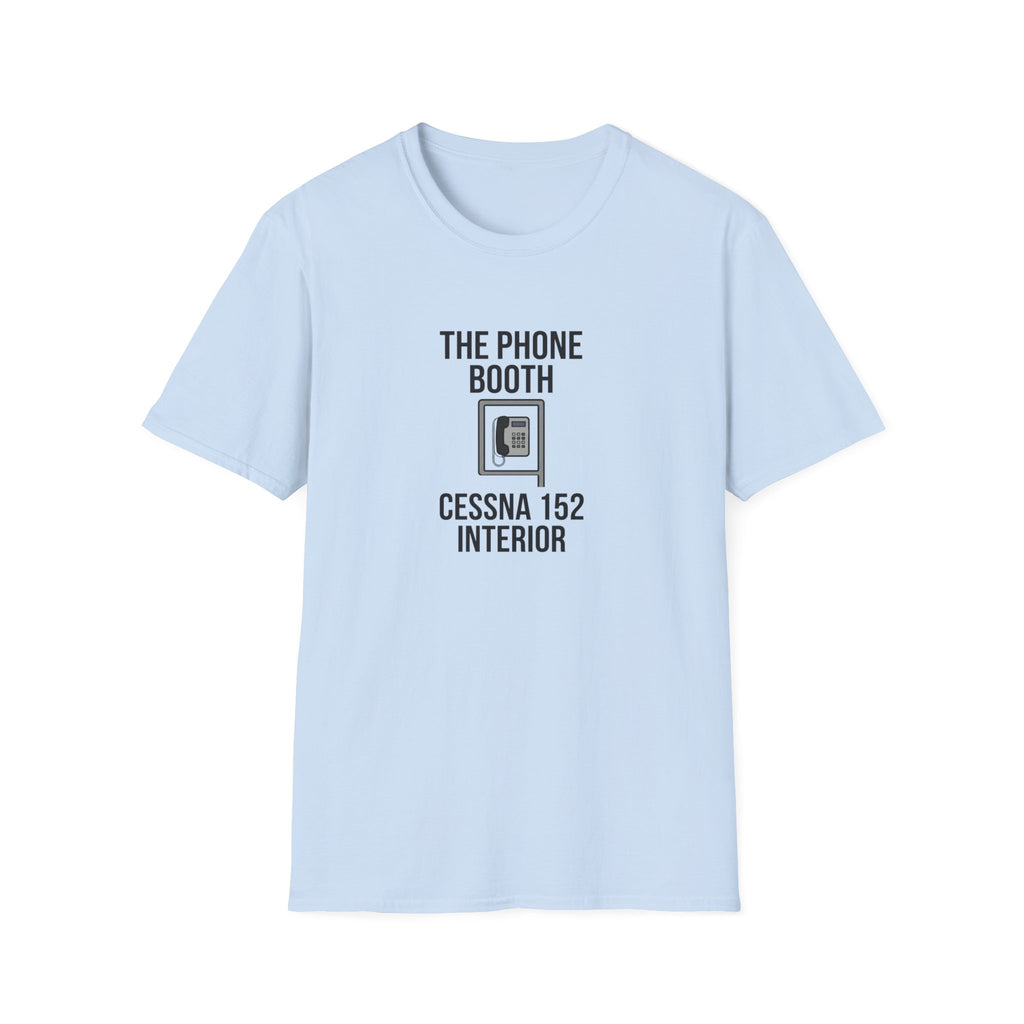 The Phone Booth Cessna 152 T-Shirt — Aviator Pilot Humor Tee
