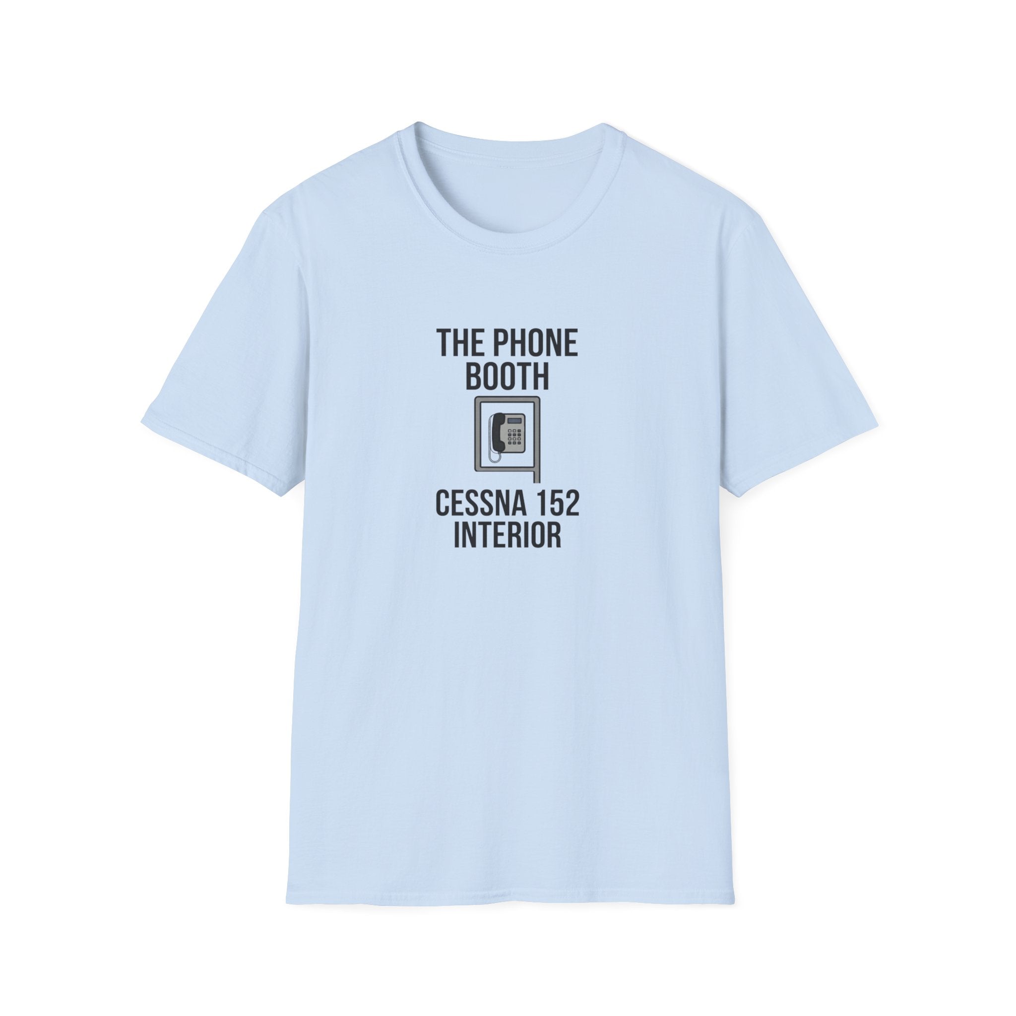 The Phone Booth Cessna 152 T-Shirt — Aviator Pilot Humor Tee