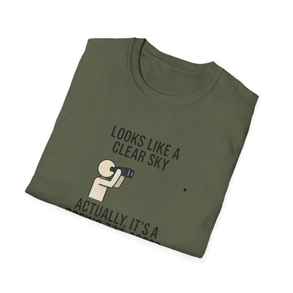 Aviation Humor T-Shirt — "Explaining the difference between a stall and a spin to non-aviation friends"