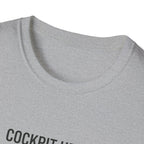 Cockpit Heater in January T-Shirt — Funny Pilot Aviation Tee
