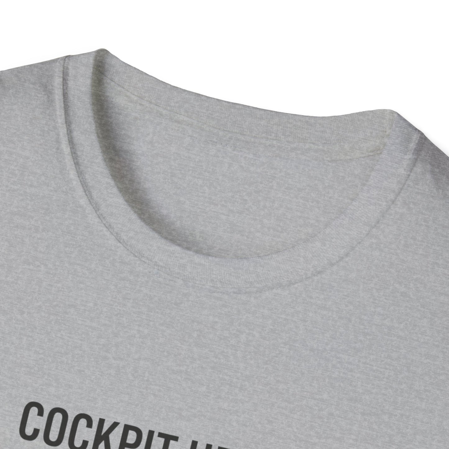 Cockpit Heater in January T-Shirt — Funny Pilot Aviation Tee