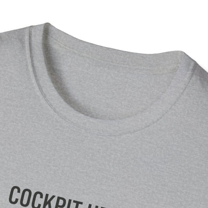 Cockpit Heater in January T-Shirt — Funny Pilot Aviation Tee