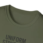 Uniform Struggles T-Shirt — Funny Police/Uniform Humor Tee (“It’s Part of the Brand”)