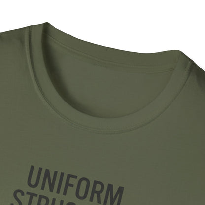 Uniform Struggles T-Shirt — Funny Police/Uniform Humor Tee (“It’s Part of the Brand”)