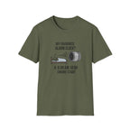 Aviation Pilot T-Shirt — "My Favourite Alarm Clock? A 6:00 AM GE90 Engine Start"
