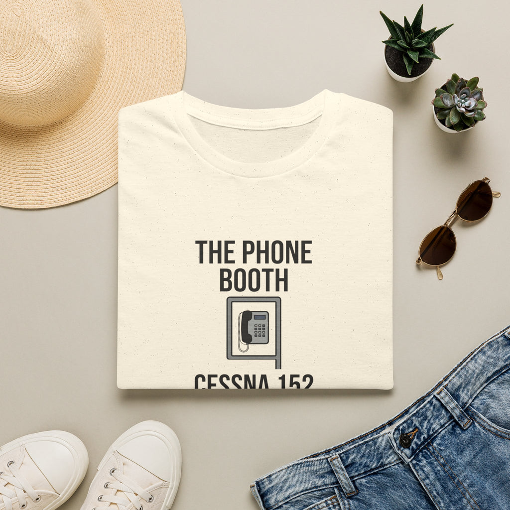 The Phone Booth Cessna 152 T-Shirt — Aviator Pilot Humor Tee