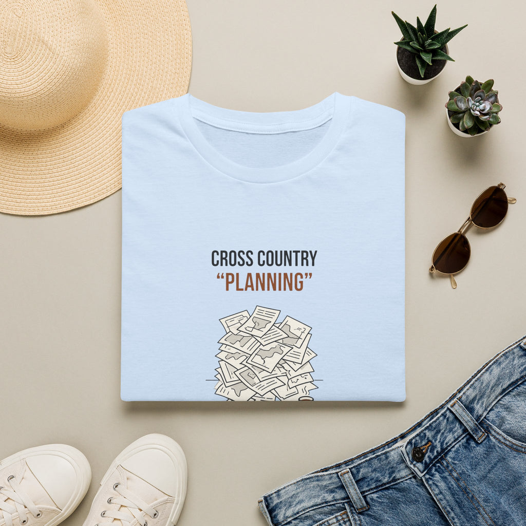 Cross Country “Planning” T‑Shirt — Funny Running Coach / Athlete Gift