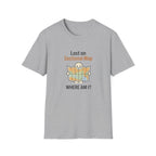 Lost on Sectional Map T-Shirt — Funny Travel Map Tee (Where Am I?)
