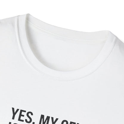 CFI Instructor T‑Shirt — "Yes, My CFI Is Yelling" Pilot Shirt