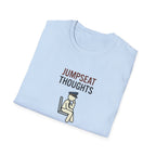 Jumpseat Thoughts T-Shirt — "Did I Unplug the Coffee Pot?" Pilot Humor Tee
