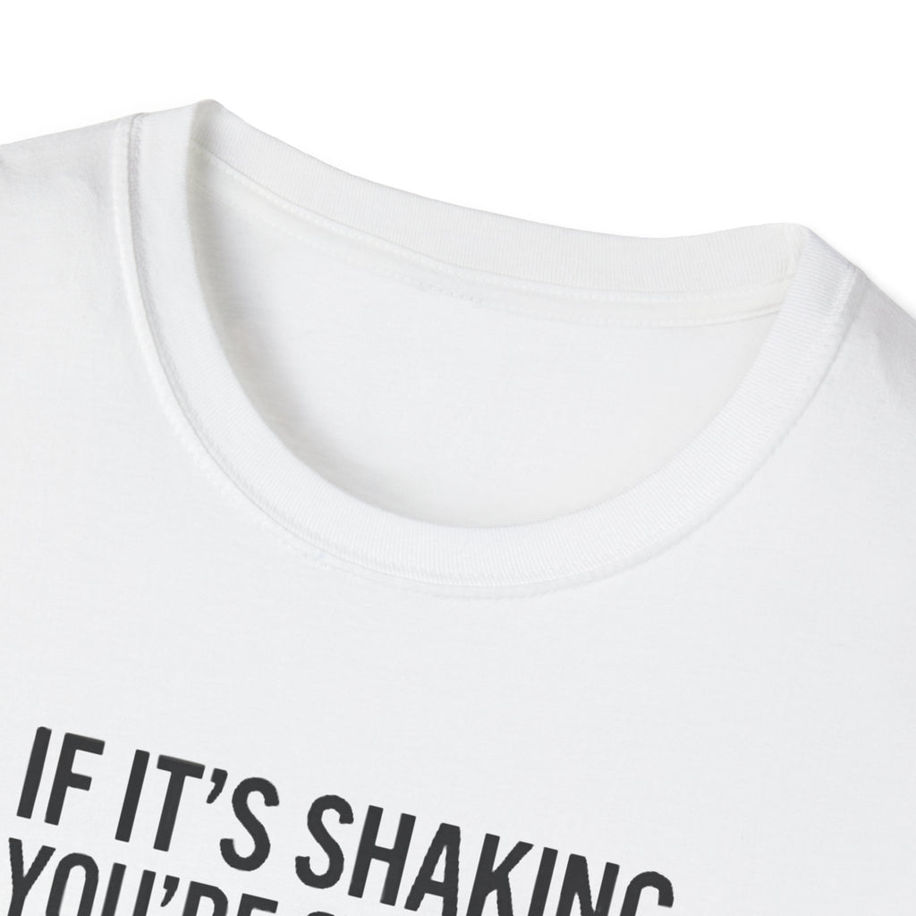 T-Shirt — "If It's Shaking, You're Stalling" Funny Driving Instruction Tee