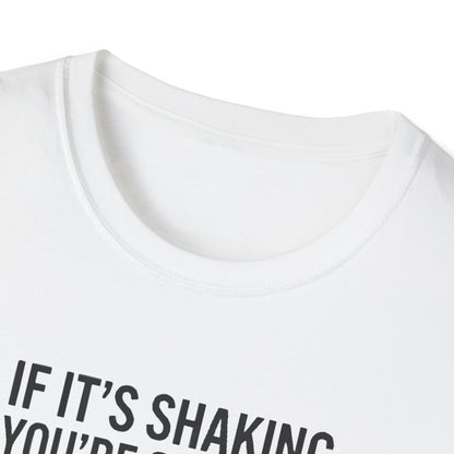 T-Shirt — "If It's Shaking, You're Stalling" Funny Driving Instruction Tee