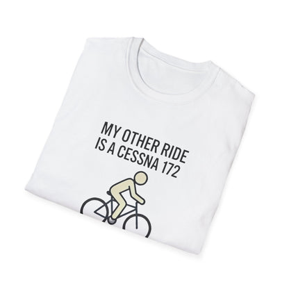 Cessna 172 Bike Shirt — "My Other Ride Is a Cessna 172" Graphic Tee