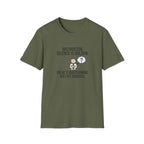 Instructor Humor T-Shirt — "Silence Is Golden... Or He’s Questioning His Life Choices"
