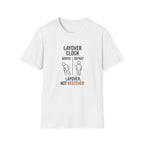 Layover Clock T‑Shirt — "Layover, Not Restover" Travel Tee