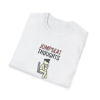 Jumpseat Thoughts T-Shirt — "Did I Unplug the Coffee Pot?" Pilot Humor Tee
