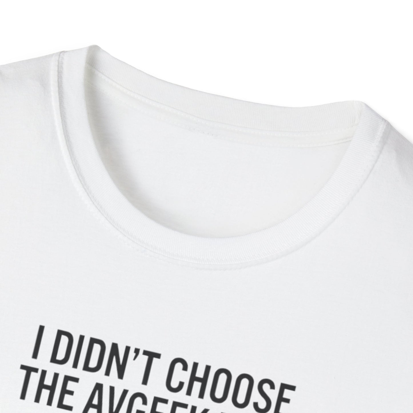 Pilot T-Shirt — "I Didn't Choose the Avgeek Life" Airplane Graphic Tee