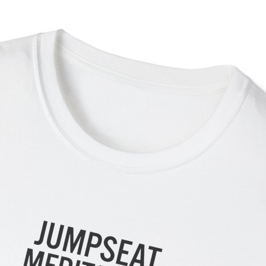 T-Shirt — "Jumpseat Meditation: 10 Minutes of Silence" Pilot Travel Tee