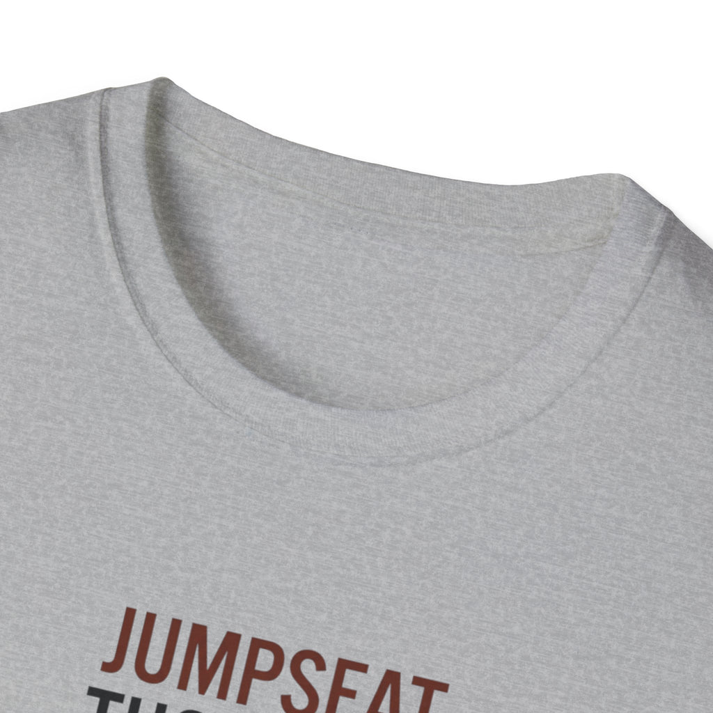 Jumpseat Thoughts T-Shirt — "Did I Unplug the Coffee Pot?" Pilot Humor Tee