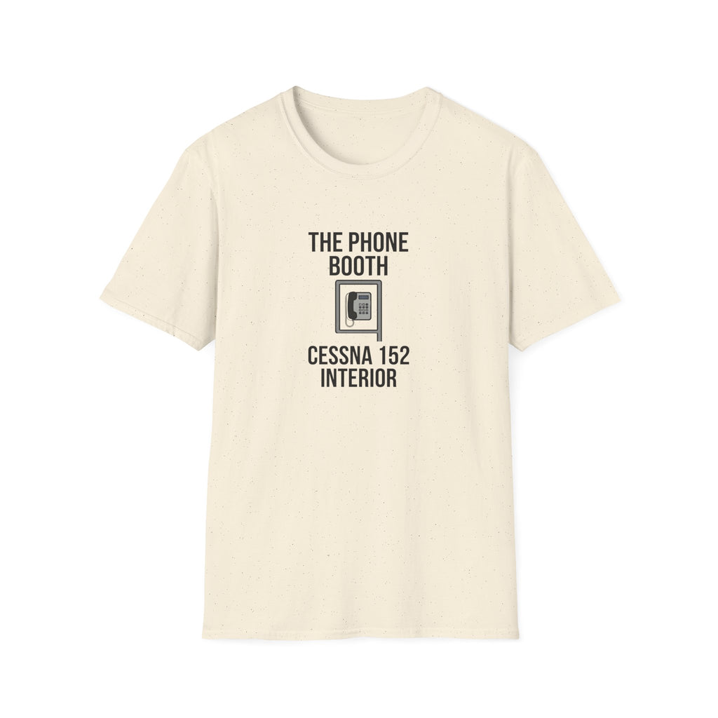The Phone Booth Cessna 152 T-Shirt — Aviator Pilot Humor Tee