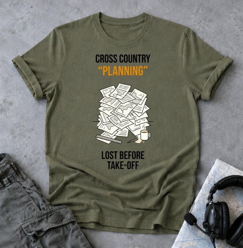 Cross Country “Planning” T‑Shirt — Funny Running Coach / Athlete Gift